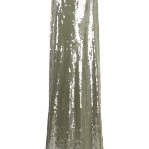 STAUD Shimmering Silver maxi dress